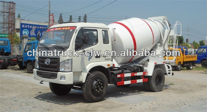 Foton mini concrete mixer truck 3cbm china for sales