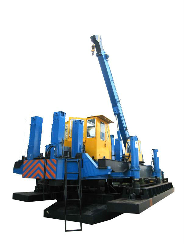 Foundation construction piling machine