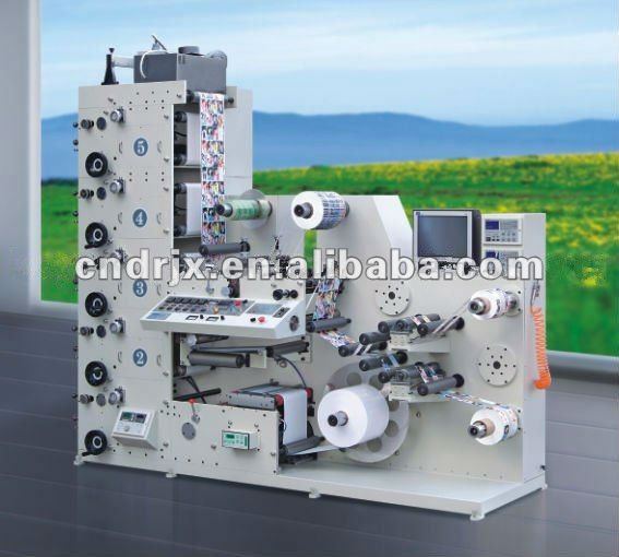 Four Colors Adhesive Brand Flexographic Printing Machine