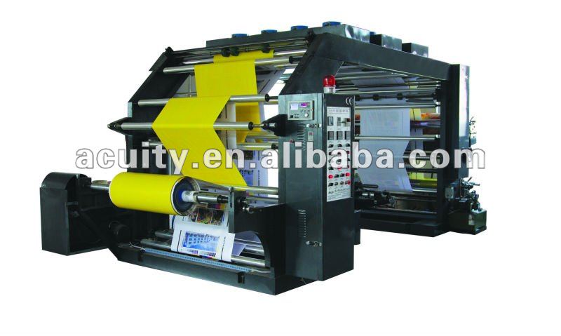 four colors high speed flexographic printing machine