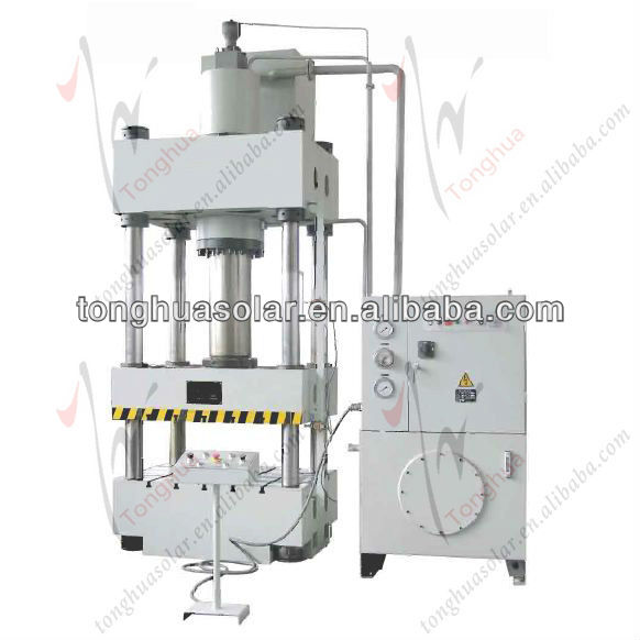 Four Columns Hydraulic Press For Solar Tank Cover/Lid/Cap, Solar Water Heater Production Line