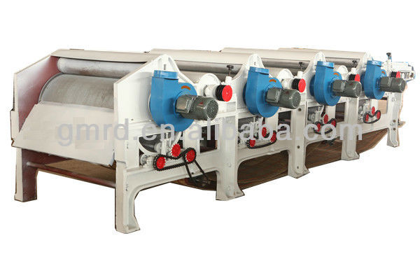 Four-Roller Cotton / textile waste recycling machine line