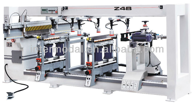 Four rows boring machine