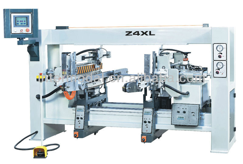 Four rows boring machine