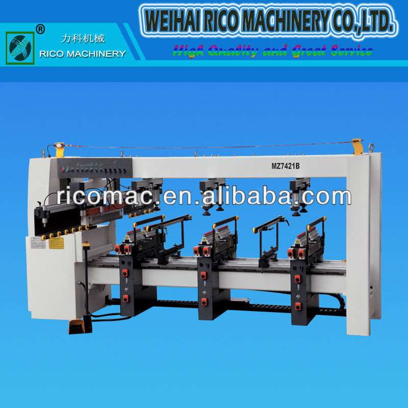 Four rows multi-boring machinery