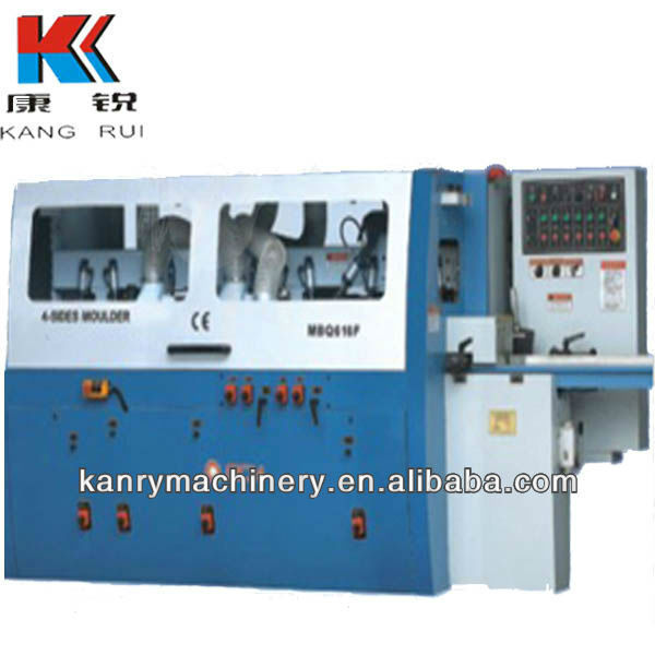 Four side moulder for wood window making machine