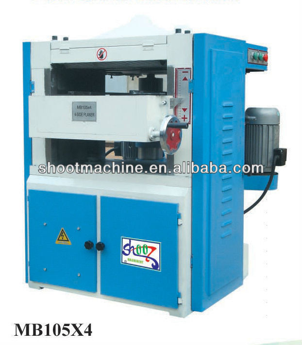 Four Sides Woodworking Thicknesser Machine MB105X4 with Max.working widht 400mm and Max.working thickness 20-120mm