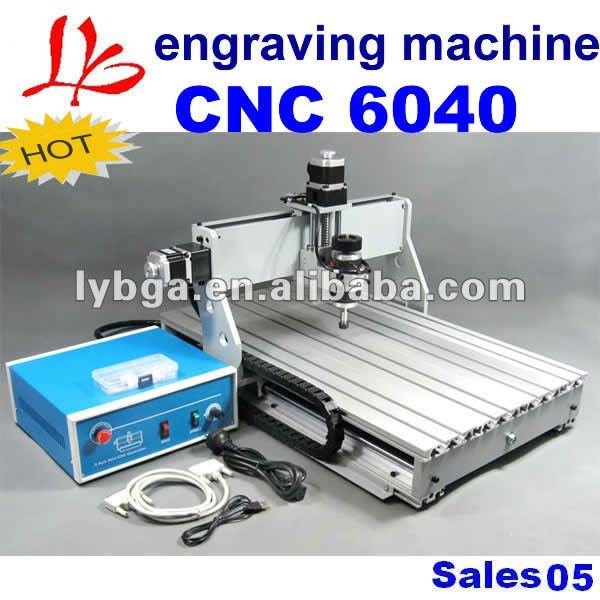 Free shipping engraving machine CNC6040 CNC 6040, 200w DC motor, router engraver drilling / milling, CNC engraver