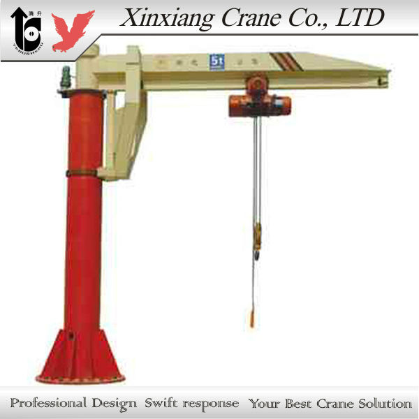 Free standing cantilever jib crane