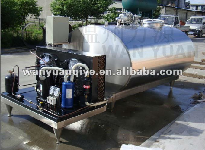 Fresh milk cooling tank insulated milk cooler