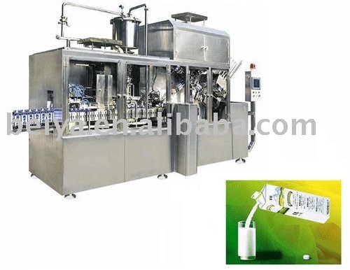 Fresh soya milk filling machine for gable top carton