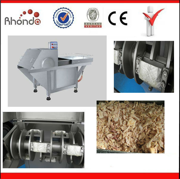 Frozen meat slicer with capacity of 3t/h and stable supply