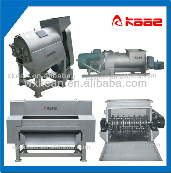 Fruit and vegetable pulp production line