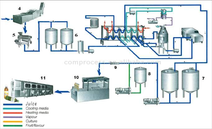 Fruit Juice Processing Line