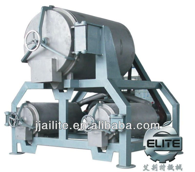 fruit/vegetable beater machine with three-channel