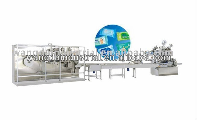 Full Auto Wet Tissue Folding and Packing Machine