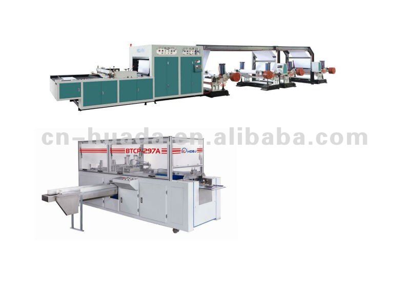 Full automatic A4 paper cutting and packing machine