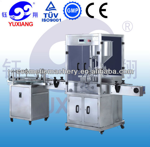 Full automatic cosmetic cream filling machine