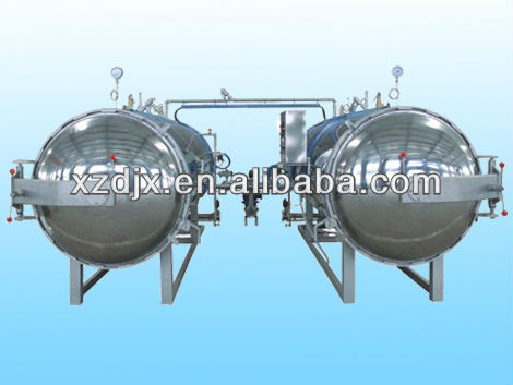 Full-automatic double kettles hot bath high temperature and pressure sterilizing pot