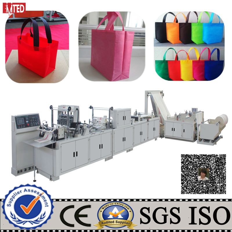 Full Automatic Nonwoven Bag Making Machine For Box Bag, Flat Bag, T-shirt Bag (WZDJ-N Series)