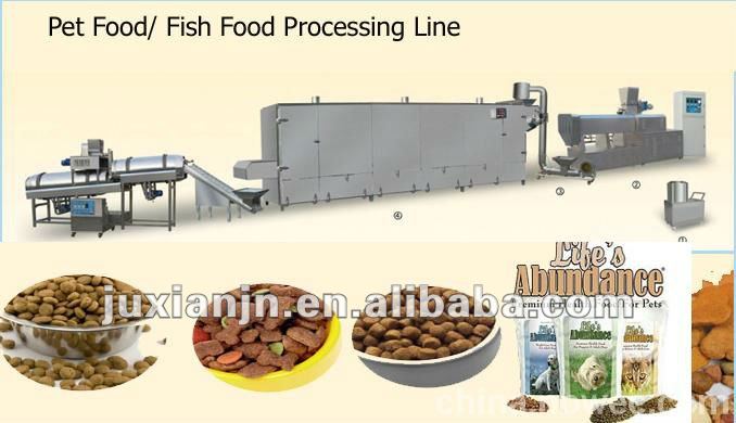 Full Automatic Pet Food Production Line,the pet/animals food production line making machine