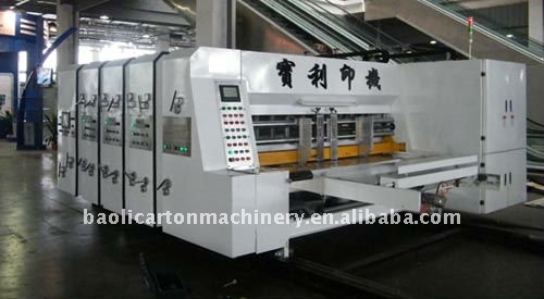 full automatic printting slotting machine /water ink printer slotter