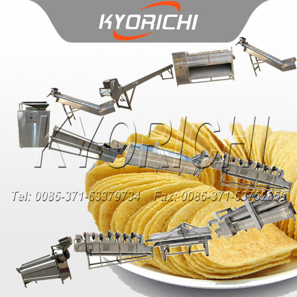 Full Automatic pure natural potato chips machine price