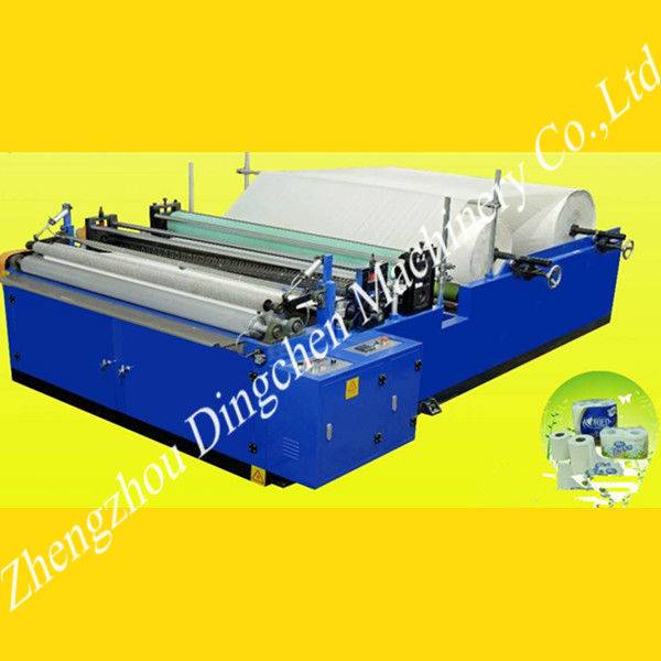 Full Automatic toilet tissue paper rewinding machine