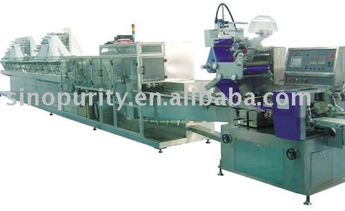 Full Automatic Wet Napkin Making Machine/ automatic folding napkin paper machine