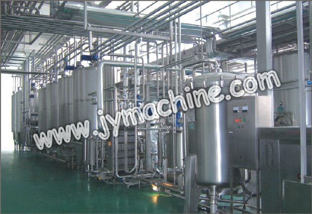 full set Milk mixing / preparation Production Line