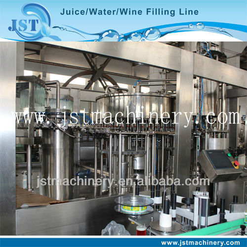 Full water washing filling capping plant for bottle