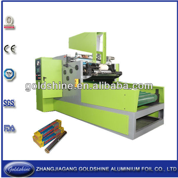 fully automatic aluminium foil rewinding machine (CE certificate)