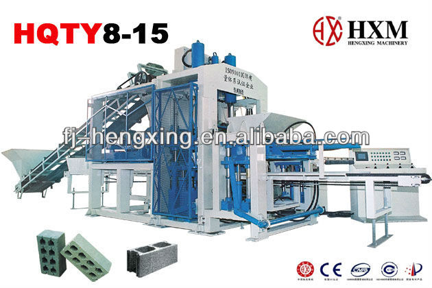 Fully-Automatic Concrete Brick Making Machine HQTY8-15