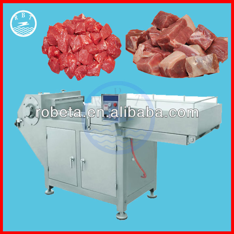 Fully Automatic Electric Frozen Meat Cutting machine ,cold Meat cube cutting machine