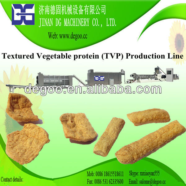 Fully automatic extruded soy bean protein machine