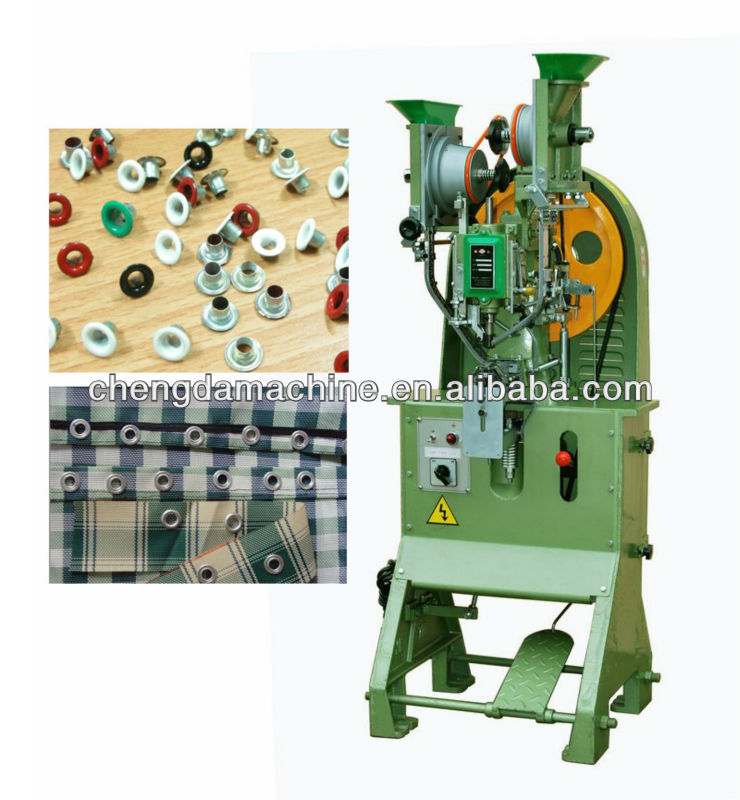 Fully automatic eyeleting machine