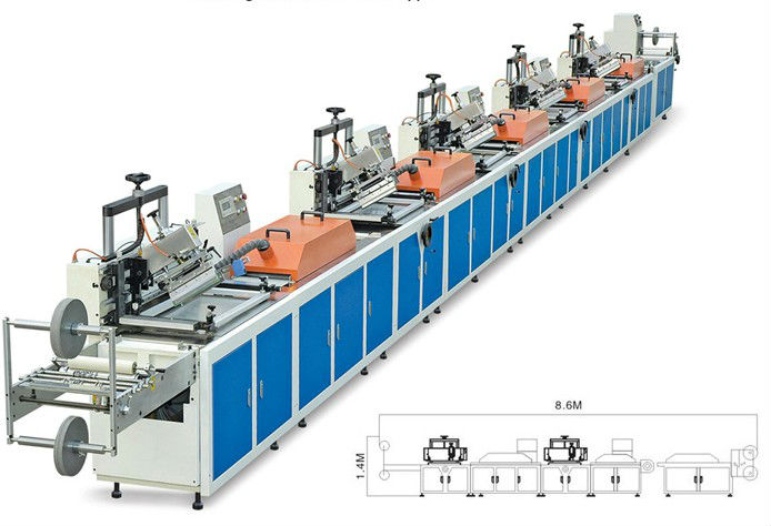 Fully Automatic five-colour Silk Screen Trademark Printing Machines ZX-3005 Type