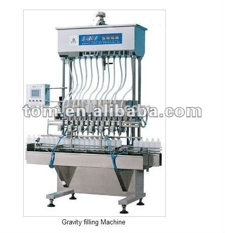 Fully automatic gravity liquid filling machine