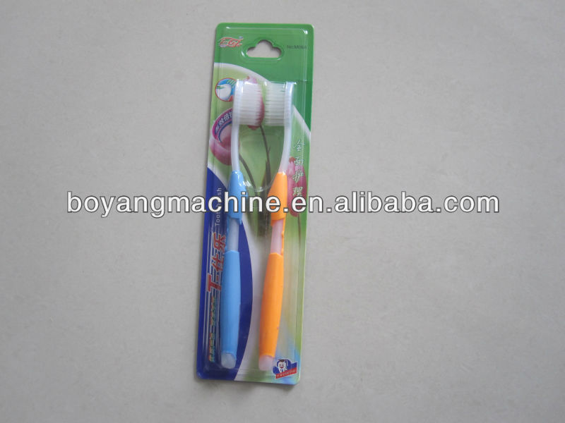 fully automatic ,high capacity,high quality, toothbrush packaging machine