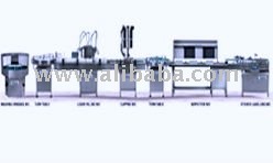 Fully automatic liquied/powder filling line