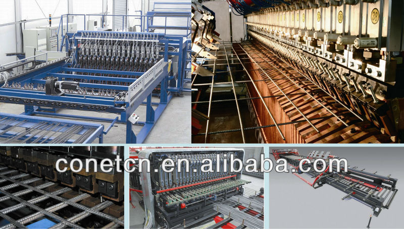 Fully Automatic Steel Bar Mesh Welding Machine with 13 years factory