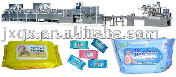 Fully-automatic Wet wipe production machine wet wipe folding machine