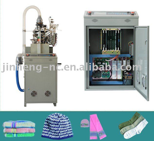 fully electronic double cylinder socks machine