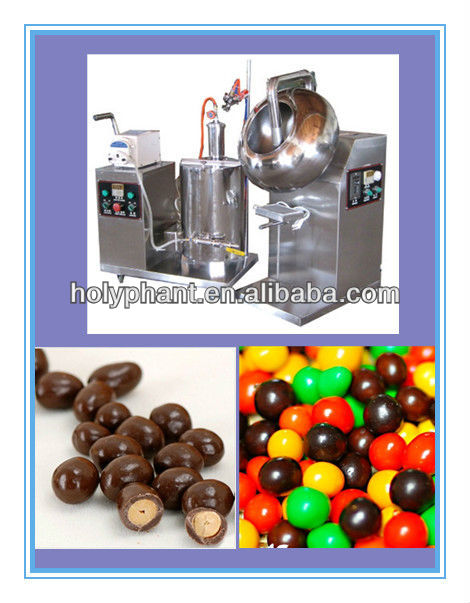 Fully stainless steel wide output range peanut chocolate and sugar coating machine