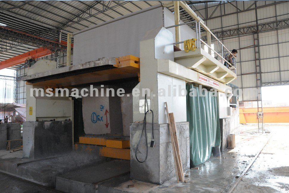 Gang saw machine for marble