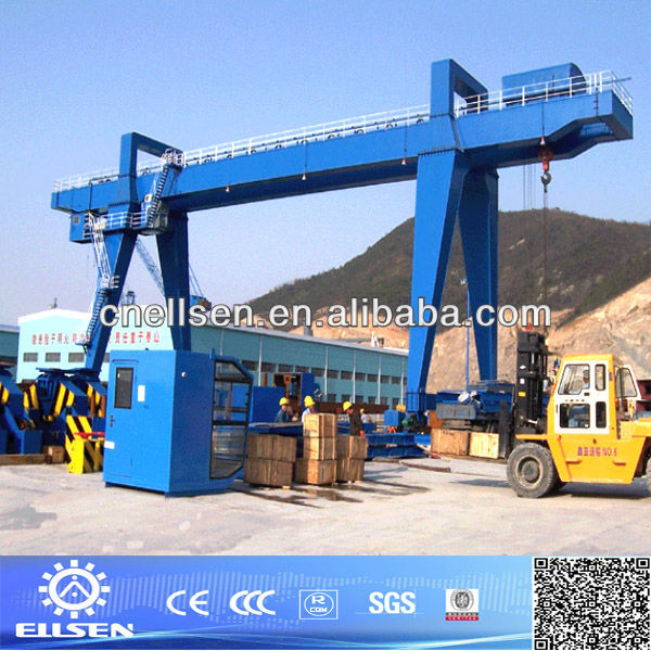 gantry goliath crane with trolley for shipyard