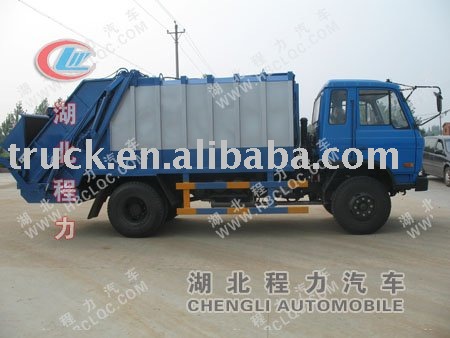 garbage compactor truck