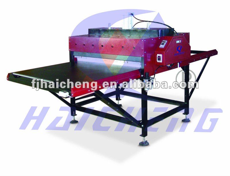 garment pneumatic double stations sublimation heat transfer machine