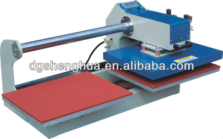 Garments heat press ,t-shirt heat transfer,pneumatic double stations