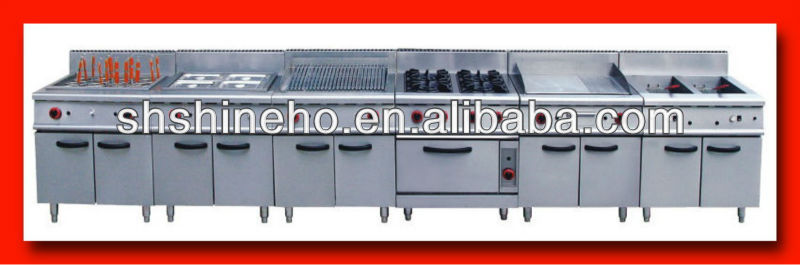gas commercial restaurant kitchen equipment CE Passed Manufacturer